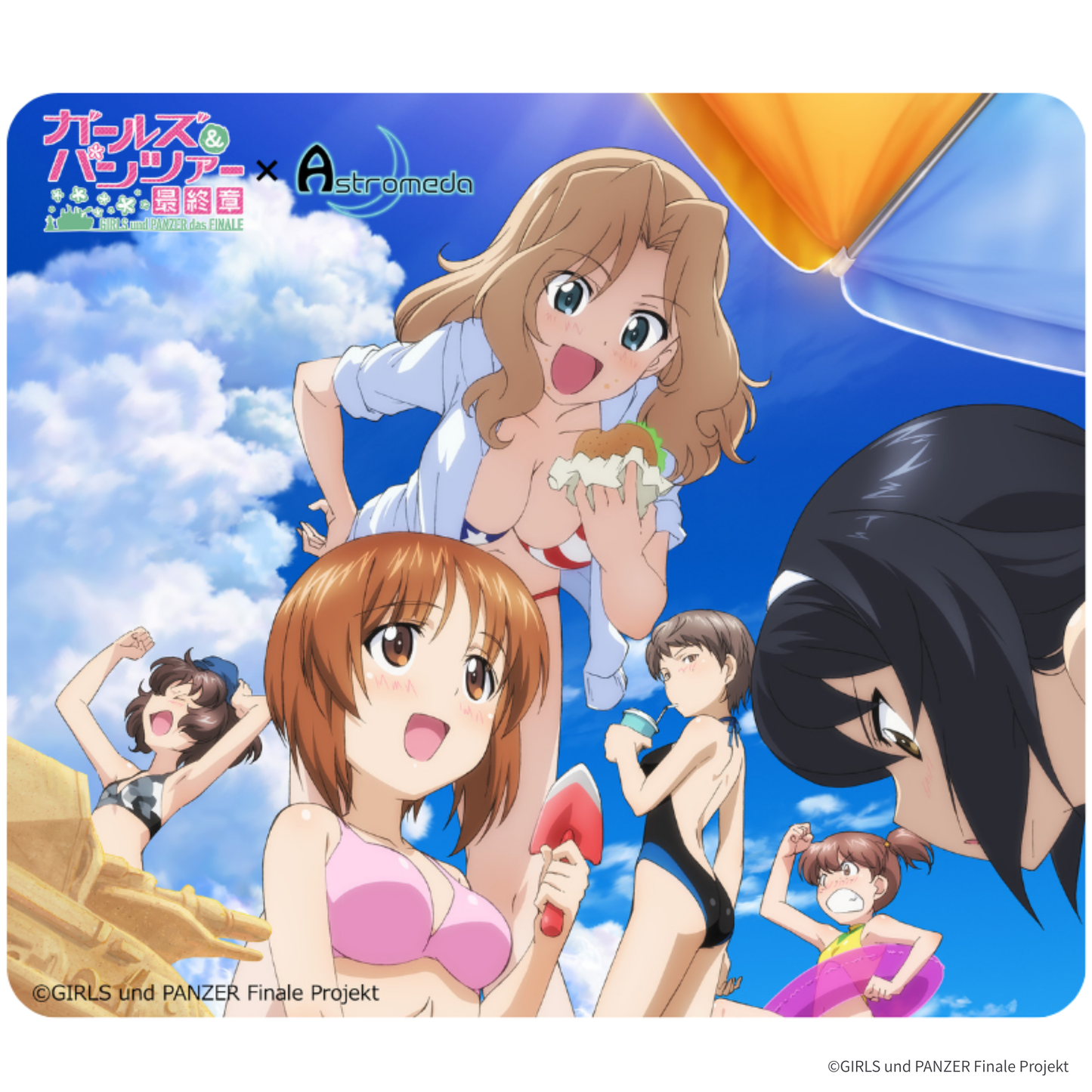 『ガールズ＆パンツァー』×「Astromeda」ゲーミングマウスパッド【夏モデル】