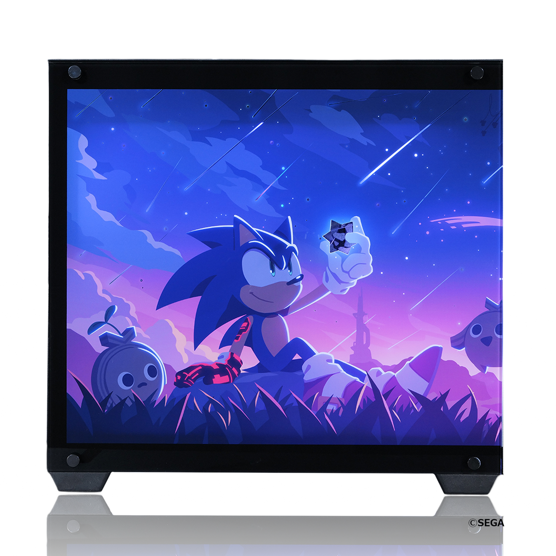 『ソニック・ザ・ヘッジホッグ』×Astromeda コラボレーションゲーミングPC【ソニック】Intel Core Ultraハイモデル サイドガラスキャラクターデザイン
