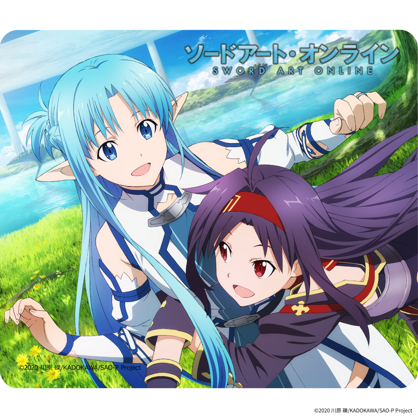 『ソードアート・オンライン』×「Astromeda」ゲーミングマウスパッド【アスナ&ユウキ】