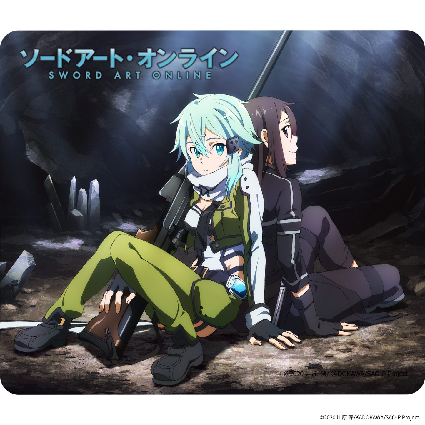 『ソードアート・オンライン』×「Astromeda」ゲーミングマウスパッド【キリト&シノン】