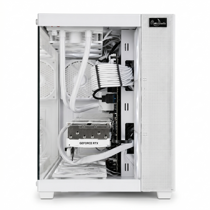 【Astromeda GAMER】Ryzen 7 9800X3D/RTX 5070 12GB ゲーミングPC White筐体 側面