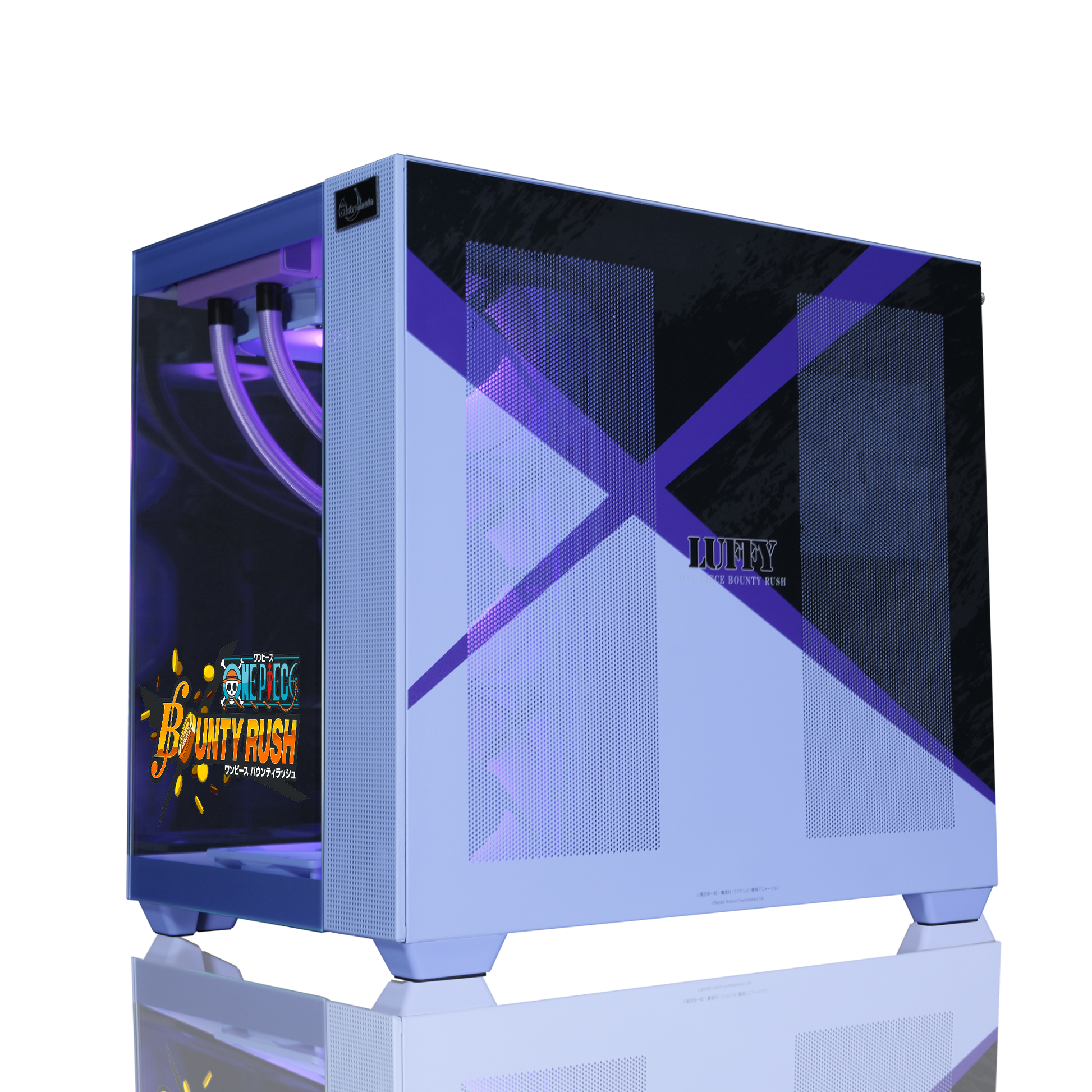 『ONE PIECE バウンティラッシュ』×Astromeda コラボゲーミングPC【ルフィ】 強化フロントクリアガラスRGB内部