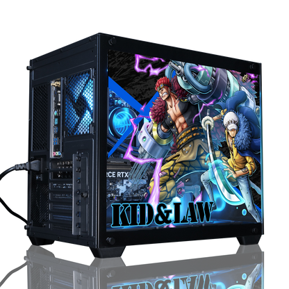 『ONE PIECE バウンティラッシュ』×Astromeda コラボゲーミングPC【キッド＆ロー】 メッシュバックパネルライティング