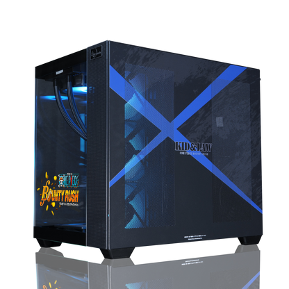 『ONE PIECE バウンティラッシュ』×Astromeda コラボゲーミングPC【キッド＆ロー】 強化フロントクリアガラスRGB内部