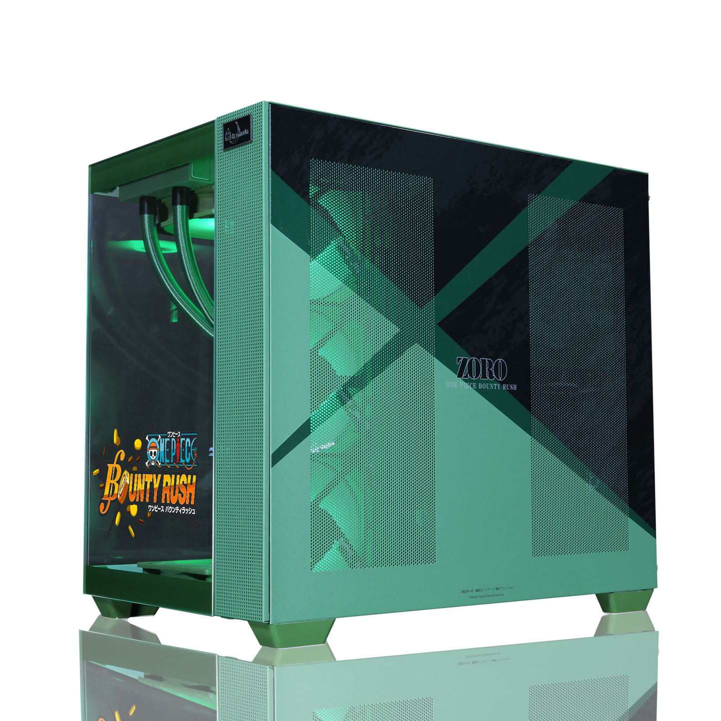 『ONE PIECE バウンティラッシュ』×Astromeda コラボゲーミングPC【ゾロ】 強化フロントクリアガラスRGB内部