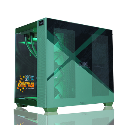 『ONE PIECE バウンティラッシュ』×Astromeda コラボゲーミングPC【ゾロ】 強化フロントクリアガラスRGB内部
