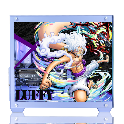 『ONE PIECE バウンティラッシュ』×Astromeda コラボゲーミングPC【ルフィ】 サイドガラスキャラクターデザイン
