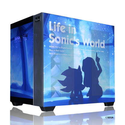ソニック・ザ・ヘッジホッグ コラボPCケース シャドウ サイドパネル詳細 シャドウキャラデザイン