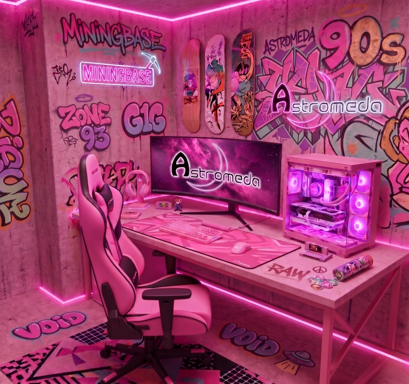 ピンクスタイル:Astromeda(アストロメダ):ゲーミングPC ピンクスタイル:Astromeda(アストロメダ):ゲーミングPC
