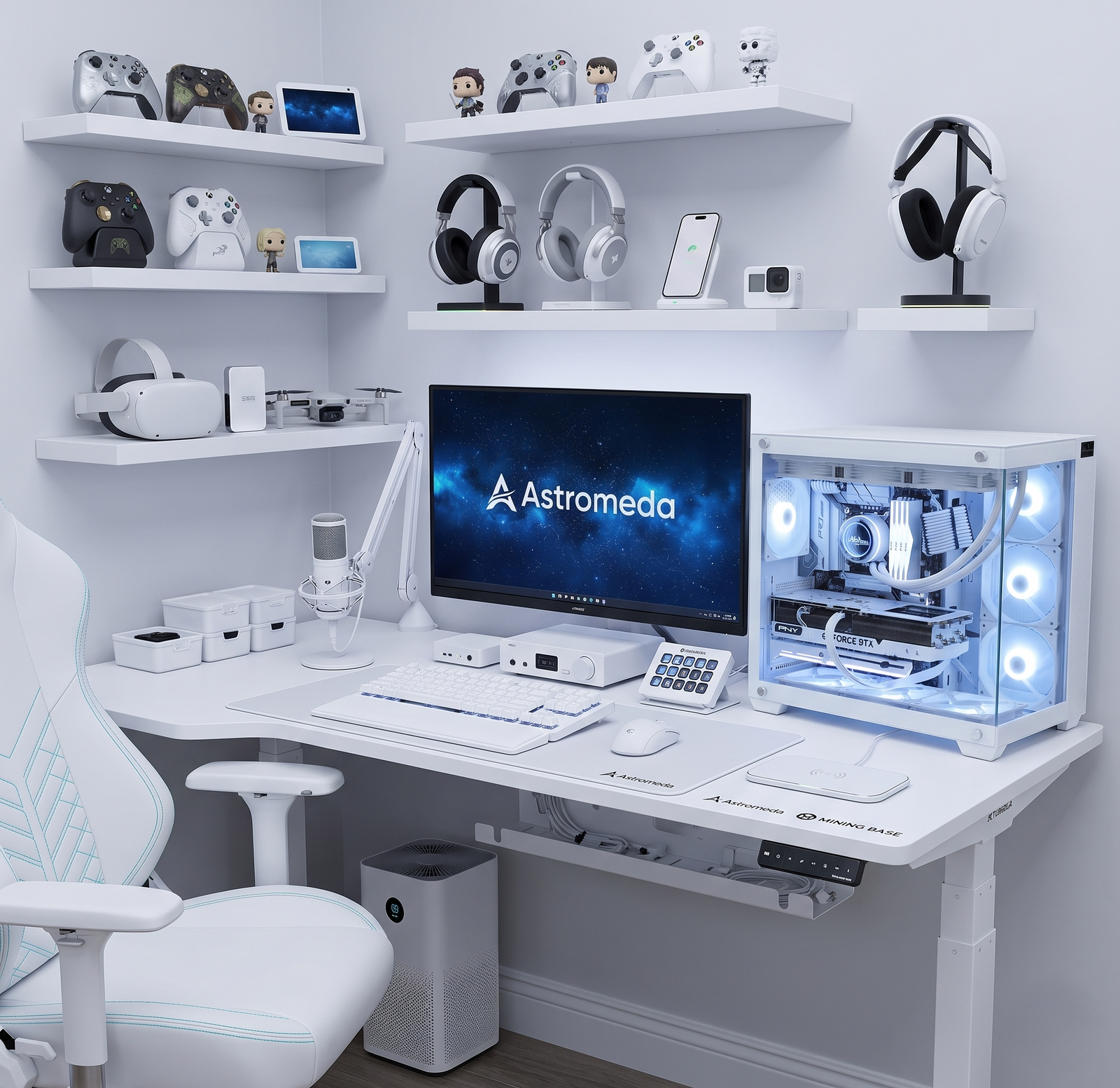 ホワイトスタイル：Astromeda（アストロメダ）：ゲーミングPC