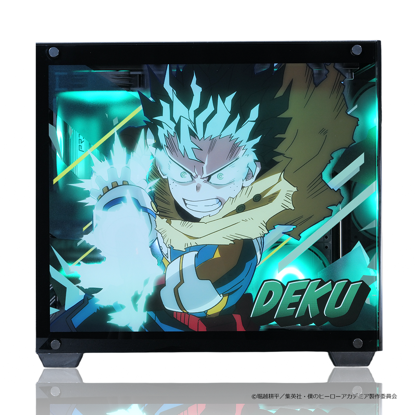 『僕のヒーローアカデミア』×Astromeda コラボゲーミングPC【緑谷出久】 サイドガラスキャラクターデザイン
