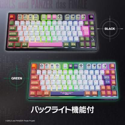 『ガールズ＆パンツァー』×「Astromeda」8K対応ゲーミングキーボード