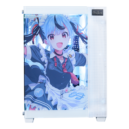 新兎わい コラボPC ハイエンドモデル フロント正面パネル 新兎わいキャラクター描き下ろし大写し