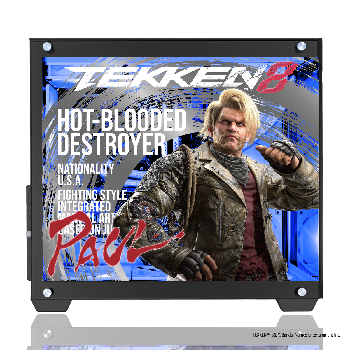 『TEKKEN8』×「Astromeda」コラボゲーミングPC着せ替えパネルセット【ポール・フェニックス】
