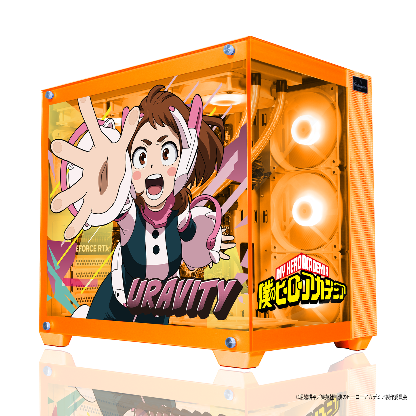 「Astromeda」×TVアニメ『僕のヒーローアカデミア』コラボゲーミングPC 【麗日お茶子】ブラック-Intel特選モデル