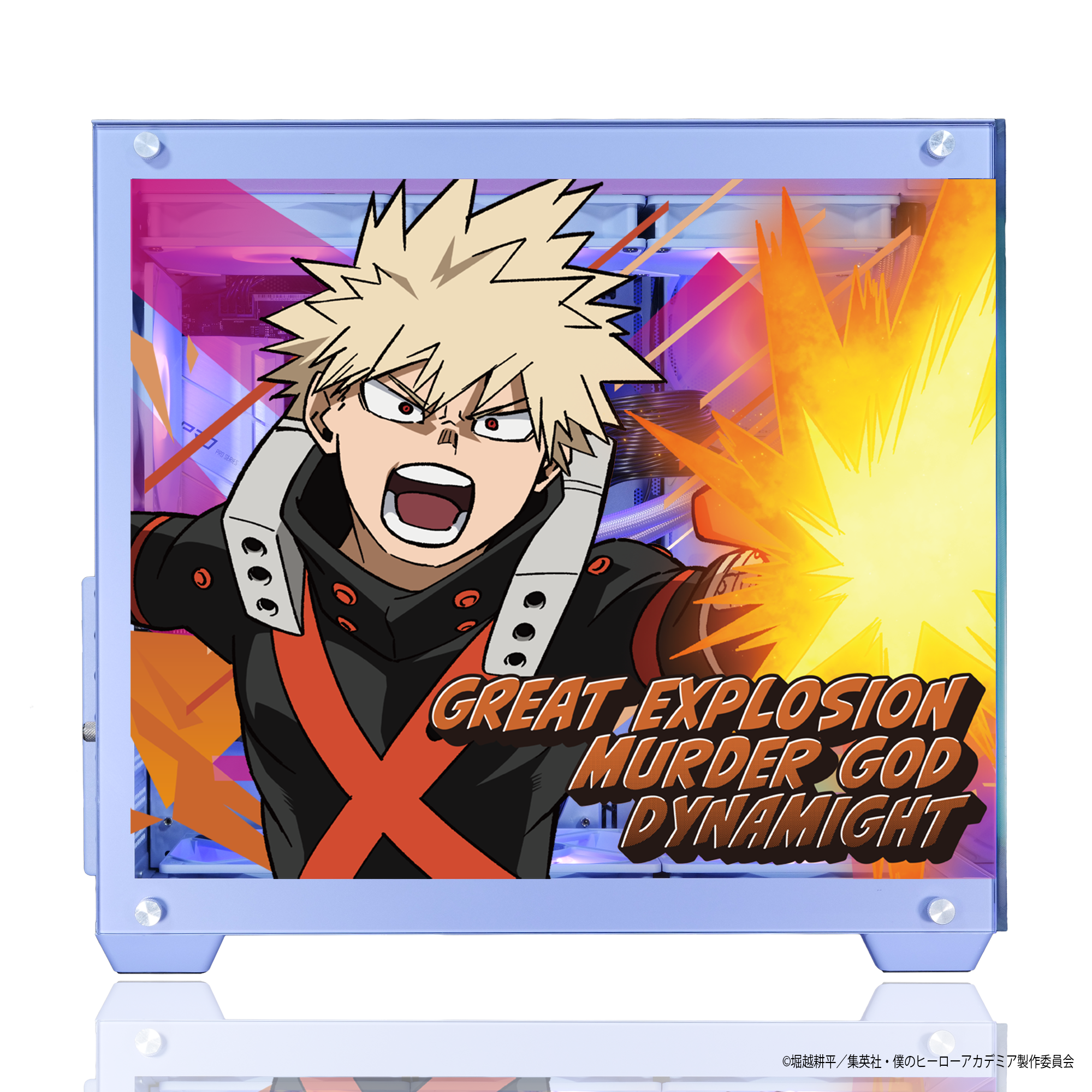 「Astromeda」×TVアニメ『僕のヒーローアカデミア』コラボゲーミングPC 【爆豪勝己】パープル-AMD特選モデル