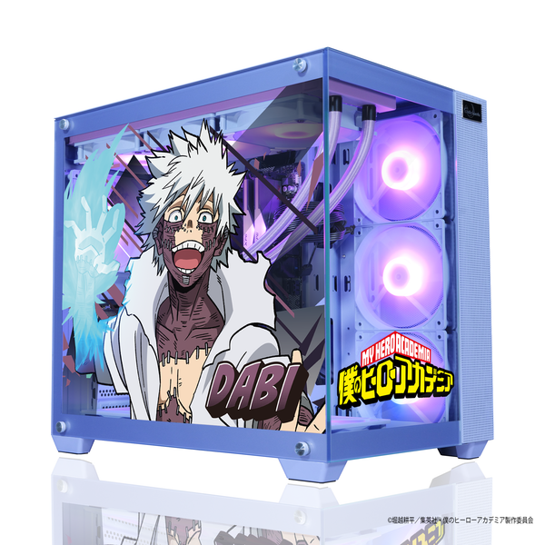 「Astromeda」×TVアニメ『僕のヒーローアカデミア』ゲーミングPCケース【荼毘モデル】パープル