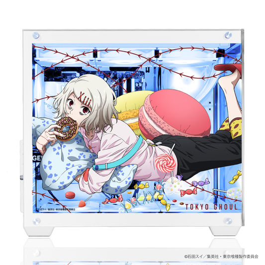 TVアニメ『東京喰種トーキョーグール』×「Astomeda」ゲーミングPC着せ替えパネル【鈴屋什造モデル】ホワイト