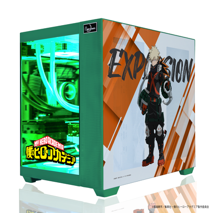 「Astromeda」×TVアニメ『僕のヒーローアカデミア』コラボゲーミングPC 【爆豪勝己】グリーン-AMDエントリーモデル