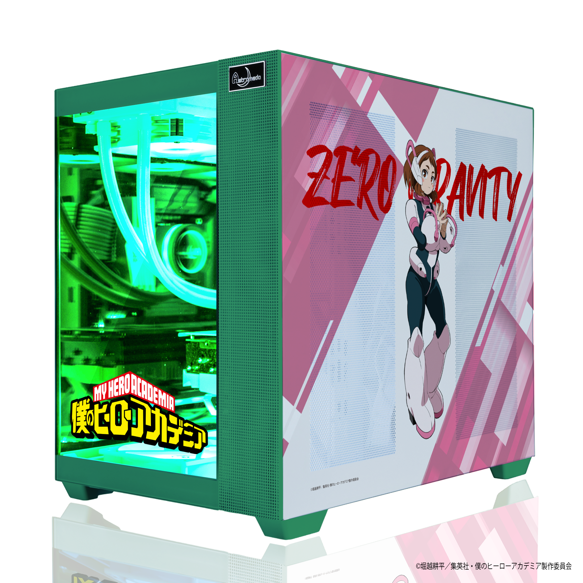 「Astromeda」×TVアニメ『僕のヒーローアカデミア』コラボゲーミングPC 【麗日お茶子】グリーン-AMDエントリーモデル
