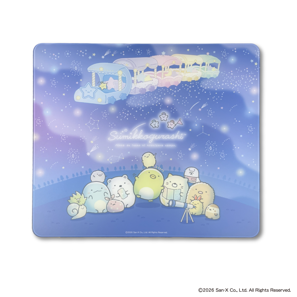 「すみっコぐらし」ガラスマウスパッド【星空さんぽ】