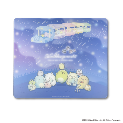 「すみっコぐらし」ガラスマウスパッド【星空さんぽ】