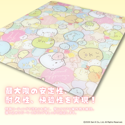 「すみっコぐらし」ガラスマウスパッド【しろくまのてづくりぬいぐるみ】