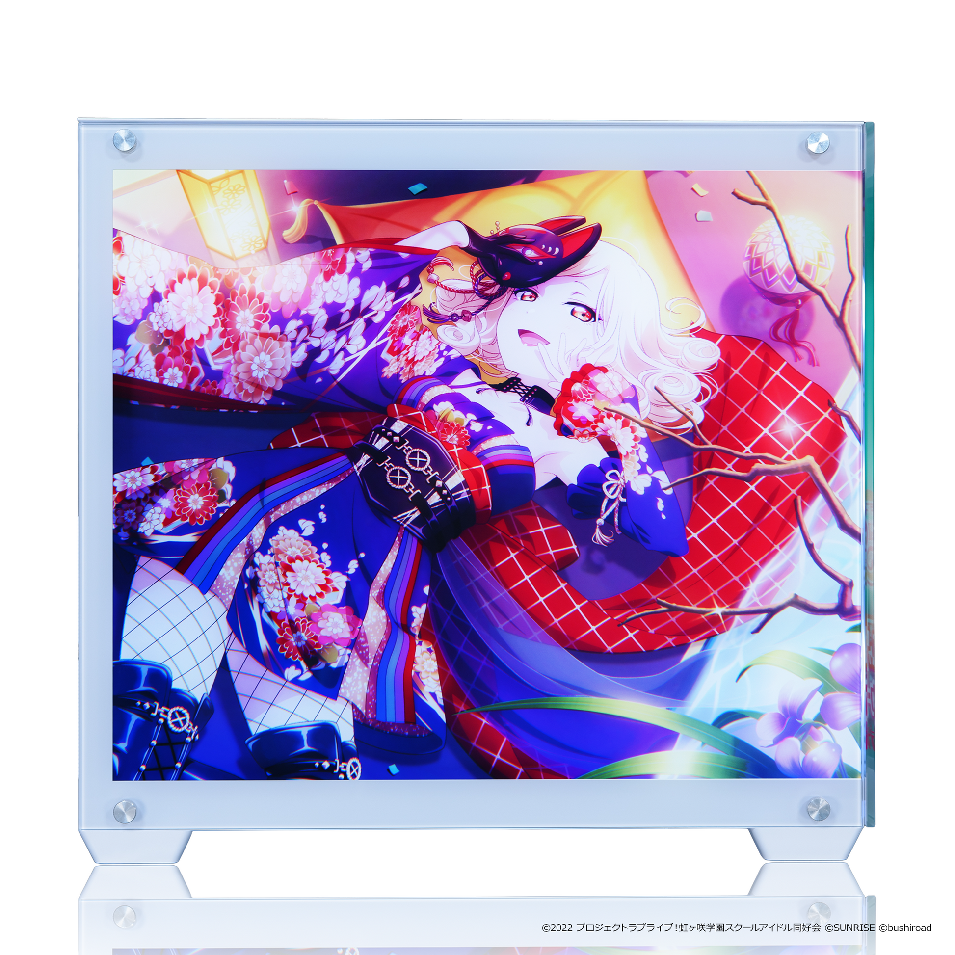 『ラブライブ！虹ヶ咲学園スクールアイドル同好会』×Astromeda コラボゲーミングPC【宮下 愛】 サイドガラスキャラクターデザイン